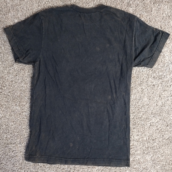 Black Graphic T-Shirt with Bold Design - Picture 6 of 7